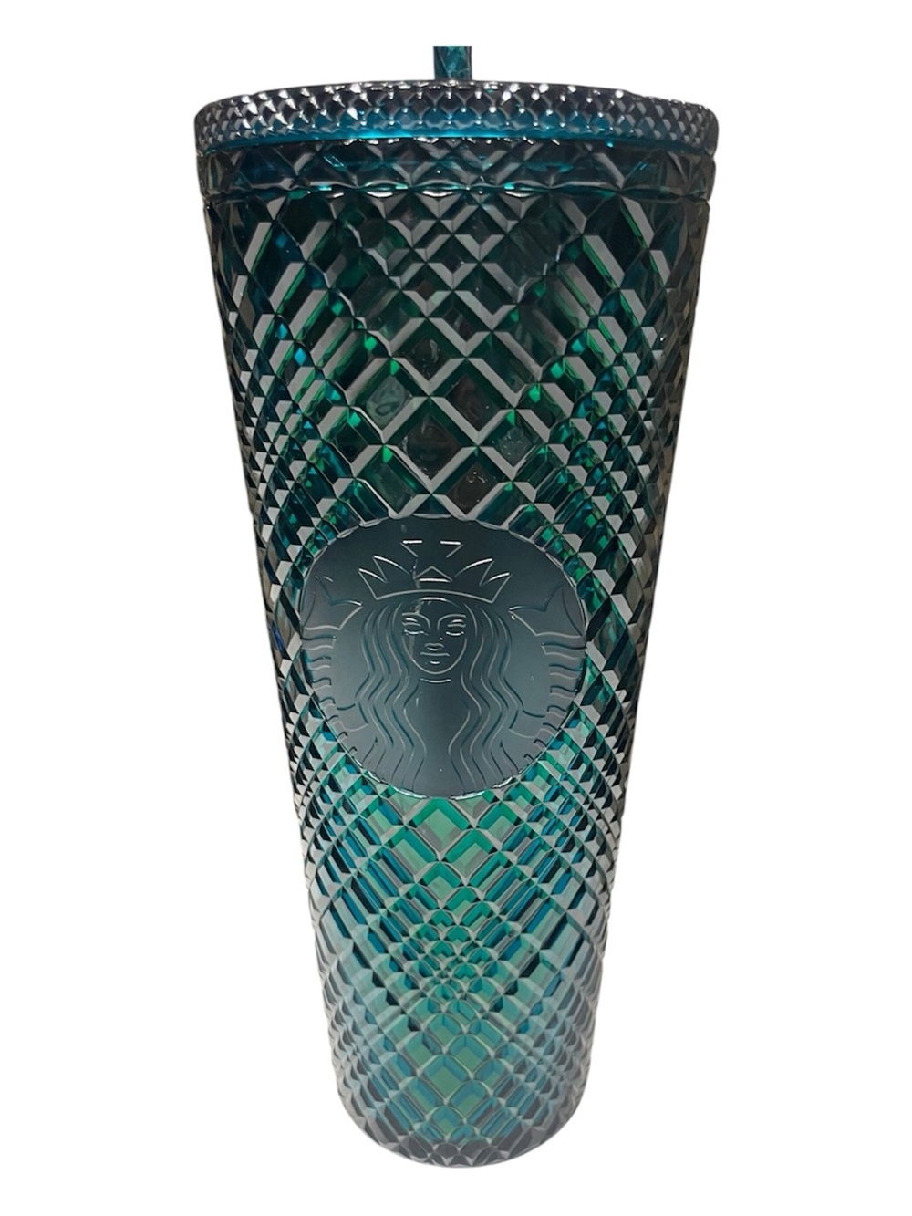 Starbucks Emerald Green Textured Studded Tumbler with Lid 24oz